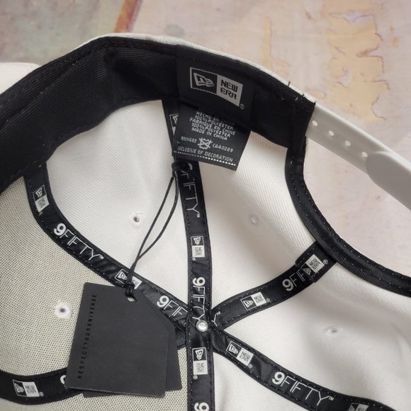 RYU Respect Your Universe Optic White Logo Snapback Medium Large Hat Cap MSRP $3 - Picture 4 of 4